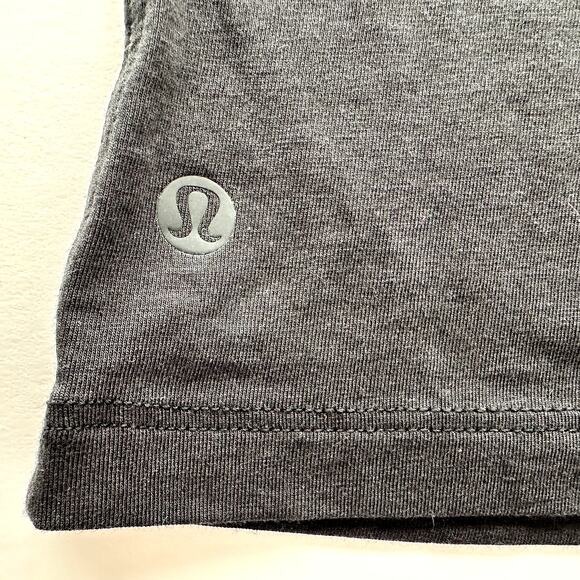 Lululemon All Yours Tank Black Cotton Size 8 Casual Gym Leisure - Picture 4 of 5